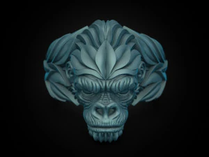Gorilla Ring 3D Print Model