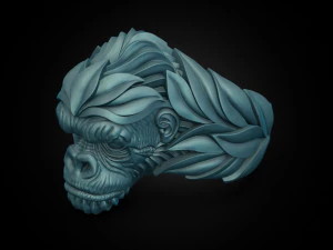 Gorilla Ring 3D Print Model
