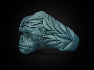 Gorilla Ring 3D Print Model