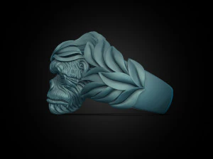 Gorilla Ring 3D Print Model