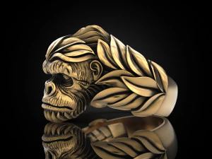Gorilla Ring 3D Print Model