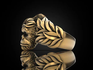 Gorilla Ring 3D Print Model