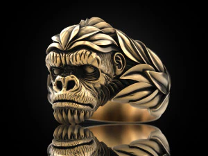 Gorilla Ring 3D Print Model