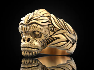 Gorilla Ring 3D Print Model