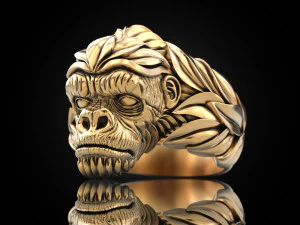 Gorilla Ring 3D Print Model