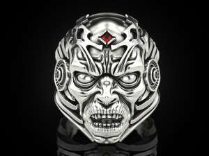 Monster Head Ring 3D Model