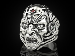 Monster Head Ring 3D Model