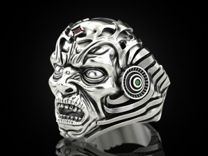 Monster Head Ring 3D Model
