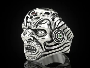 Monster Head Ring 3D Model
