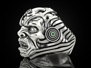 Monster Head Ring 3D Model