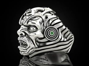 Monster Head Ring 3D Model