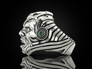 Monster Head Ring 3D Model