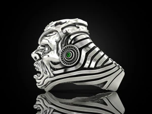 Monster Head Ring 3D Model