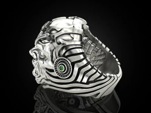 Monster Head Ring 3D Model