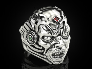 Monster Head Ring 3D Model