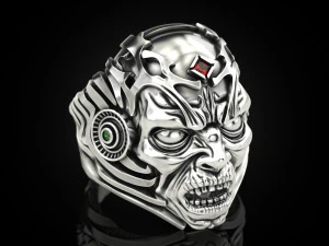 Monster Head Ring 3D Model