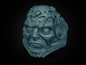 Monster Head Ring 3D Model