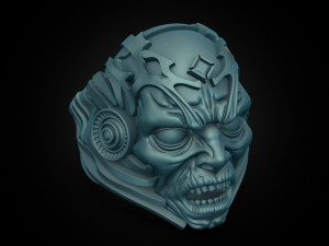 Monster Head Ring 3D Model