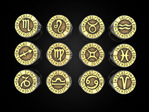 12 Zodiak Ring 3D Принт Модель