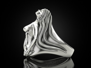 Girl body ring 3D Принт Модель