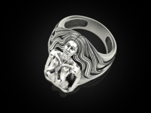 Girl body ring 3D Принт Модель