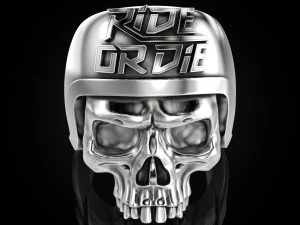 Ride or Die Ring 3D Print Model