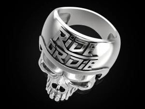Ride or Die Ring 3D Print Model