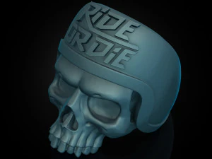 Ride or Die Ring 3D Print Model