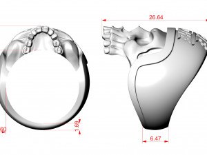 Ride or Die Ring Modèles 3D en vedette