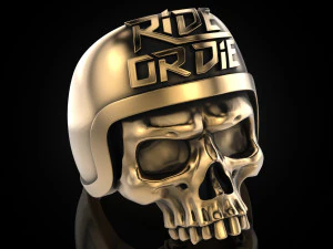 Ride or Die Ring 3D Print Model
