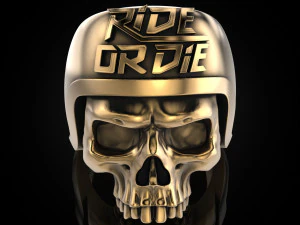 Ride or Die Ring 3D Print Model