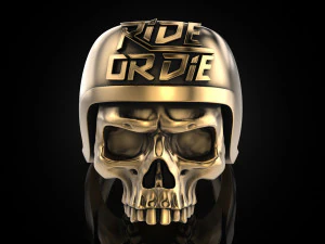 Ride or Die Ring 3D Print Model