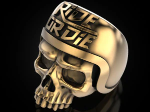 Ride or Die Ring 3D Print Model