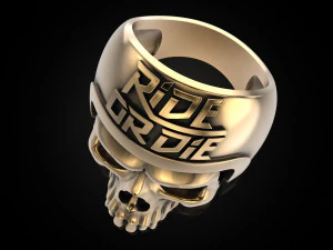 Ride or Die Ring 3D Print Model