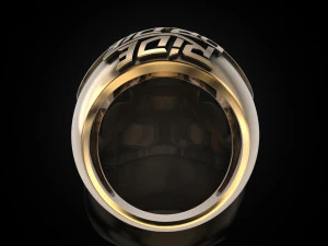 Ride or Die Ring 3D Print Model