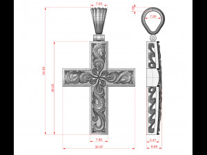 Air cross pattern 3D 打印模型