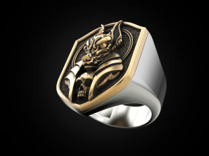 Anubis ring 3D Print Model