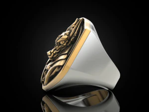 Anubis ring 3D Print Model