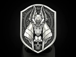 Anubis ring 3D Print Model