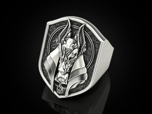 Anubis ring 3D Print Model