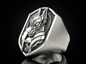 Anubis ring 3D Print Model