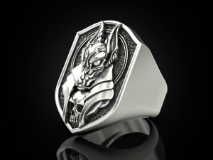Anubis ring 3D Print Model