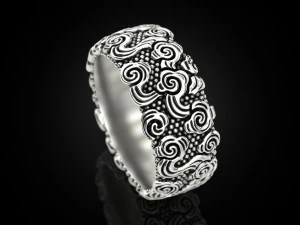 Clouds smoke ring 3D Print Model