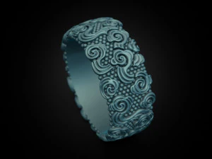 Clouds smoke ring 3D Print Model