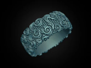 Clouds smoke ring 3D Print Model