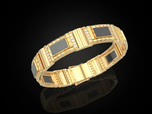 Bracelet 01032021 3D Print Model .c4d .max .obj .3ds .fbx .stl .blend 