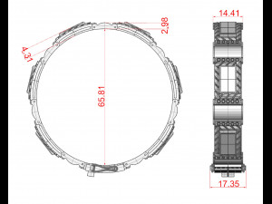 Bracelet 01032021 3D Baskı Modeli
