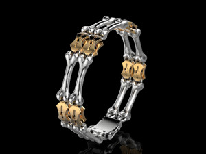 Bracelet Bones Modello di stampa 3D