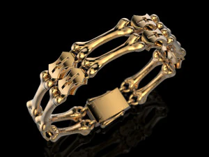 Bracelet Bones 3D Print Model