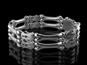 Bracelet Bones Modello di stampa 3D